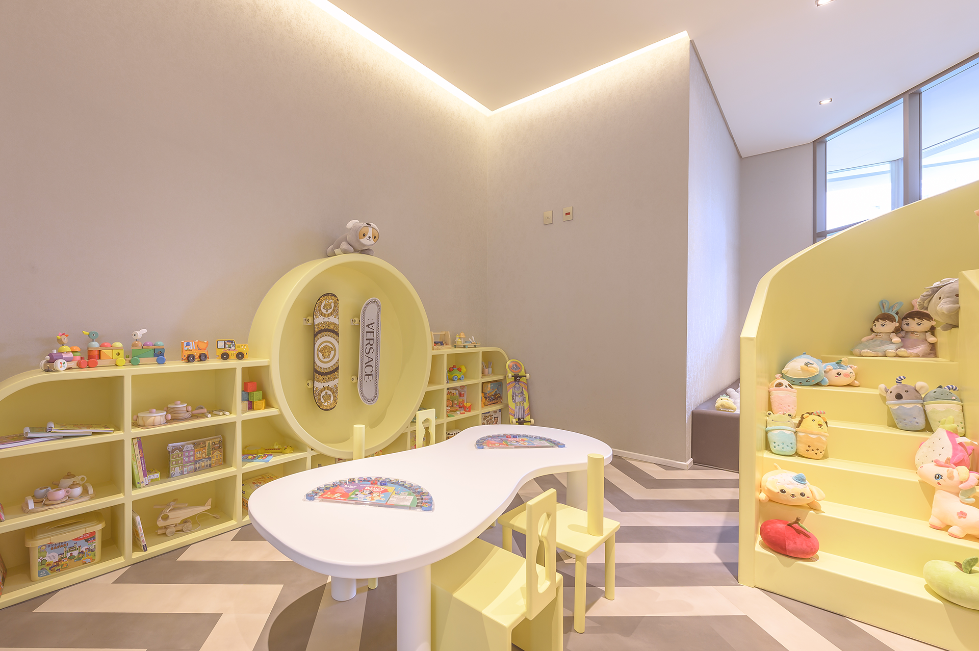 Brinquedoteca do Villa Versace Moema — espaço kids sofisticado para as crianças da família